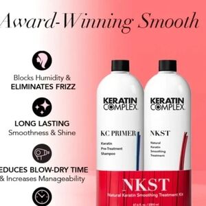 New Never Opened Keratin Complex Smoothing Treatment Kit - Red